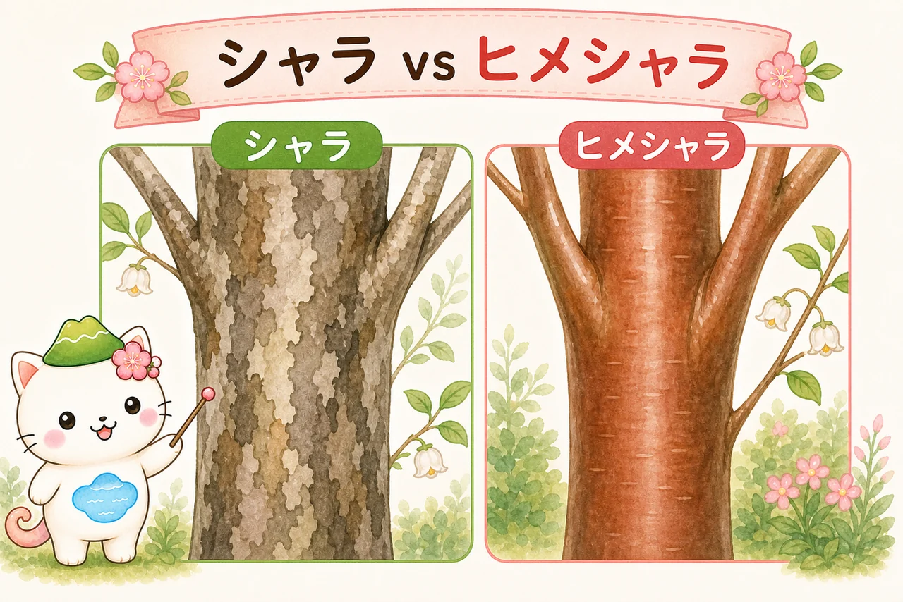 シャラ vs ヒメシャラ