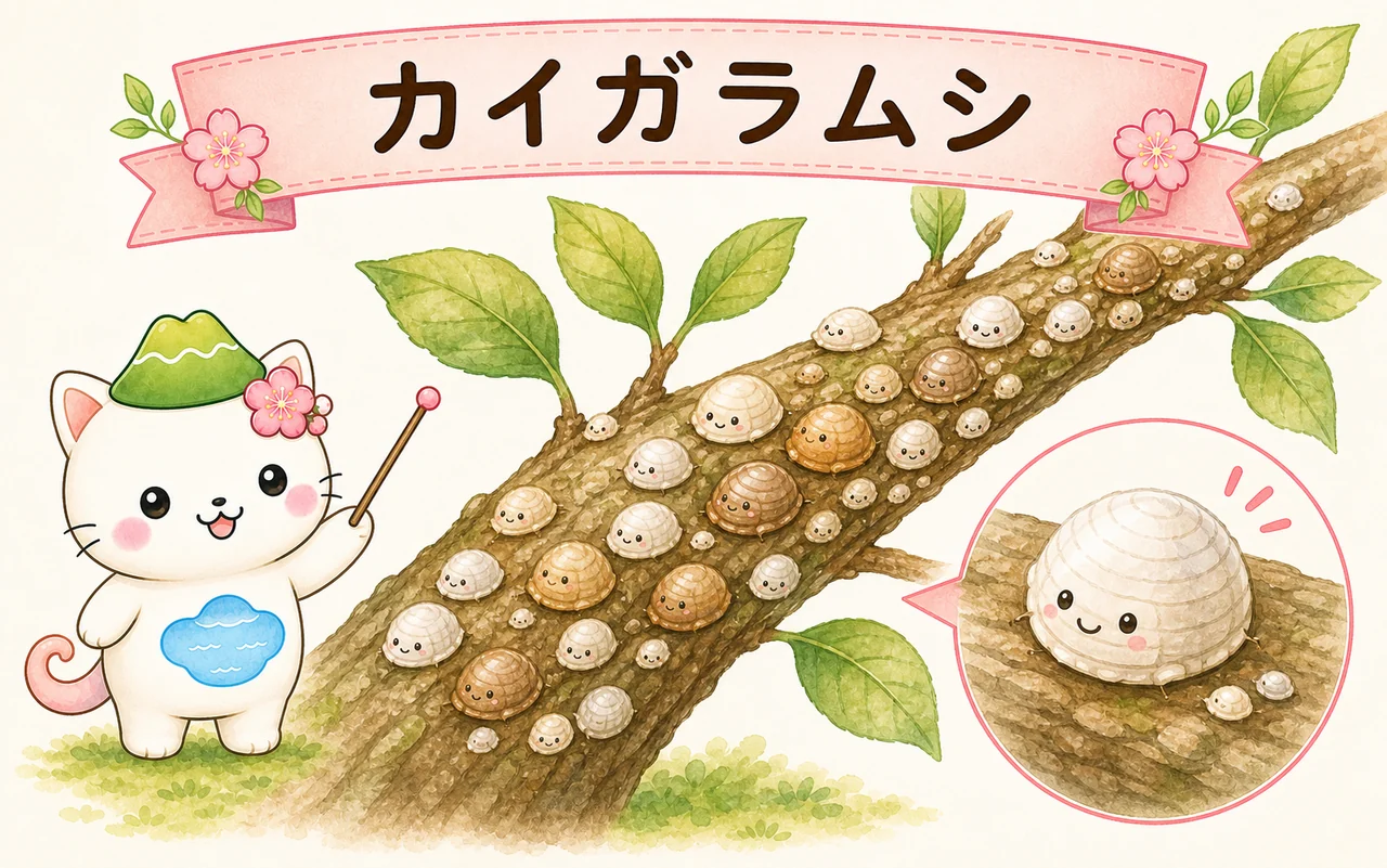 カイガラムシのイラスト