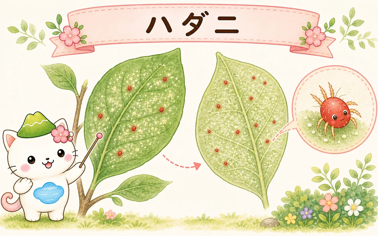 ハダニのイラスト
