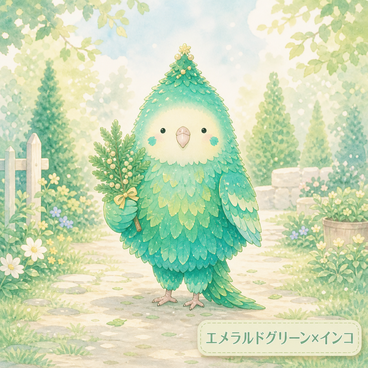 エメラルドグリーン