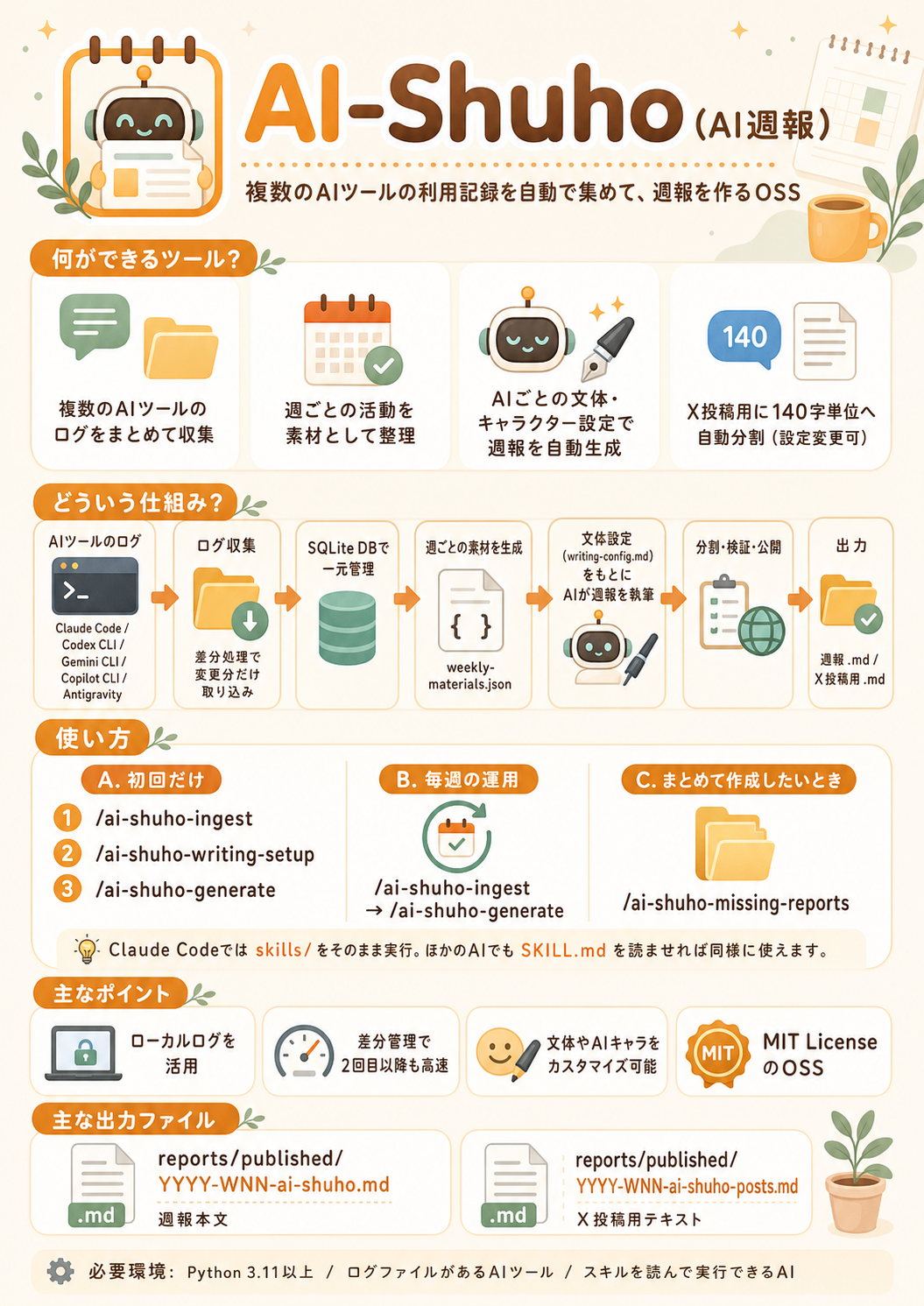 AI-Shuho の概要図